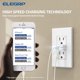 thumbnail image 2 of Cargador USB de pared ELEGRP 15A con USB tipo A y tipo C, 2 of 9