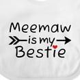 thumbnail image 4 of Inktastic Meemaw is My Bestie Boys or Girls Baby Bib, 4 of 4