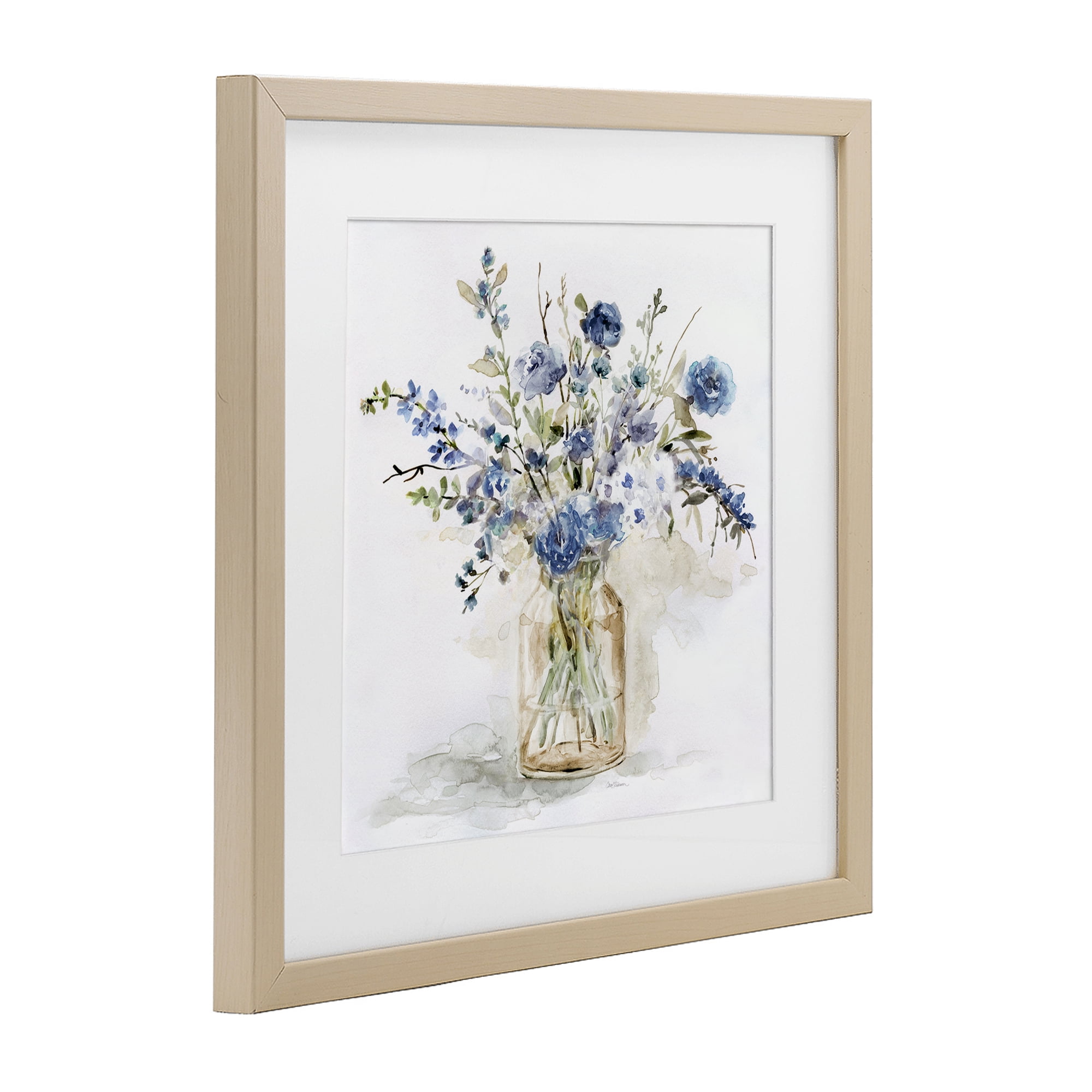 Stupell Industries Spring Floral Dollops Birch Framed Print Under Glass, design by Carol Robinson