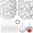 thumbnail image 1 of Button Maker Set Tondiamo, 100 unidades, llaveros con insignia de 5,8 cm, 1 of 7