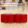 thumbnail image 6 of Pack of 4 Paper Dessert Stands Foldable Design Feature Multiple Tiers Setups for Cake Display User Friendly Organizers, 6 of 15
