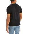 thumbnail image 2 of Teelocity Men's Tribal Patter Dream Catcher Wolf Pack Black Relaxed Fit Short Sleeve Graphic T-Shirt, 2 of 3