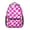Pink and White, variant on Pink and Black Checkered Pattern Backpack for School, Cute School Bag with Adjustable Shoulder Straps and Padded Back, 15.3"x11"x6.7"