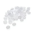 thumbnail image 2 of 50 Piezas × 5 G Vacíos De Muestra De Cosméticos, forma forma Plástico Con Rosca, Botellas Pequeñas Y Pequeñas, Para Almacen blanco Macarena Frascos cosméticos vacíos, 2 of 8