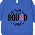 thumbnail image 3 of Inktastic Breast Cancer Support Squad Toddler Sweatshirt, 3 of 4