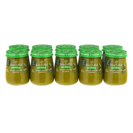 Beech-Nut Naturals Stage 3 Spinach, Zucchini & Quinoa - 10 CT