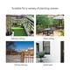 thumbnail image 4 of Jardinera Vertical De Pared Para Balcón, Valla De Patio, Fácil Instalación, Amplia Aplicación, Hecha De Materiales PP Y ABS De Primera Con Bajo Mantenimiento, 4 of 7