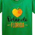 thumbnail image 4 of Inktastic Orlando Florida Orange in Heart Youth T-Shirt, 4 of 5