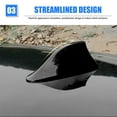 thumbnail image 3 of Antenne de Voiture Premium ABS Shark Nageoire avec Réception de Signal Améliorée - Design Aérodynamique, Finition Peinture Résistante aux Intempéries, Installation Facile Sans Perçage, Extérieur en Fibre de Carbone Noir, Inclus Montage, 3 of 6