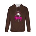 thumbnail image 5 of Sudadera con capucha para hombre, informal, a la moda, con estampado, con cordón, de manga larga, de poliéster, 5 of 5