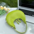 thumbnail image 1 of Half Moon Commute Bag Fashion Underarm Hobo Bag Solid Color for Weekend Vacation, 1 of 10