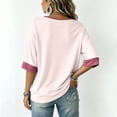 thumbnail image 4 of DORKASM Womens Breast Cancer Shirts 3/4 Sleeve Cancer Survivor Shirt V Neck Breast Cancer Awareness Fashion Hope Love Wings Shirts Gifts Trendy Tee Pink 2XL, 4 of 4