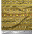 thumbnail image 1 of Soimoi Cotton Duck Fabric Stripe & Moroccan Kaleidoscope Decor Fabric Printed Yard 42 Inch Wide, 1 of 1