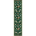 thumbnail image 2 of Lahome Christmas Rug,2'x8'Christmas Runner Rug,Holiday Machine Washable Non Slip Christmas Xmas Decoration Kitchen Rug Mat,Indoor Christmas Carpets for Living Room,Snowflake Rug,Green, 2 of 8
