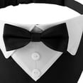 thumbnail image 3 of Perro boda esmoquin Bandana cómodo Formal mascota Coll pa fiestas Negro Zulema Collar de pajarita para mascotas, 3 of 7