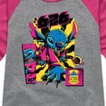 thumbnail image 3 of Disney - Lilo & Stitch - 626 Comic Page - Toddler & Youth Girls Raglan Graphic T-Shirt, 3 of 4