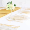 thumbnail image 6 of QUMONIN 30pcs Glitter Plastic Cutlery Set for Wedding Party Dinnerware, 6 of 8