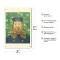 thumbnail image 2 of Portrait of Joseph Roulin - From an Original Color Painting by Vincent Van Gogh c.1889 - 8 x 12 inch Vintage Metal Tin Sign, 2 of 4