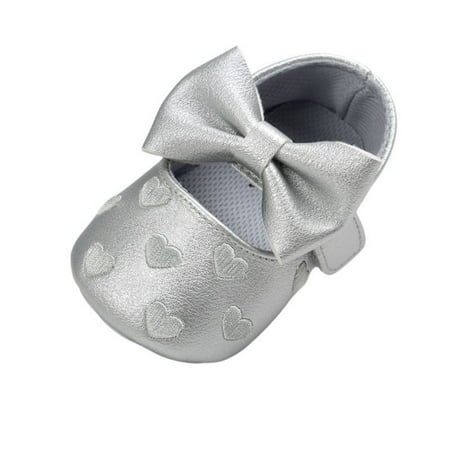 

0-18M Newborn Baby Girl Soft Crib Shoes Infants Anti-slip Sneaker Prewalker
