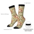 thumbnail image 4 of Pofeuu Colorful Paisley Print Crew Socks, Adult Running Hiking Socks for Youth and Adult, 4 of 6
