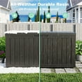 thumbnail image 5 of EASY UP 80 Gallon Resin Deck Box, Lockable Patio Outdoor Storage Box for Furniture, Garden Tools and Tools Storage, Waterproof Outside Storage Boxes, 5 of 7