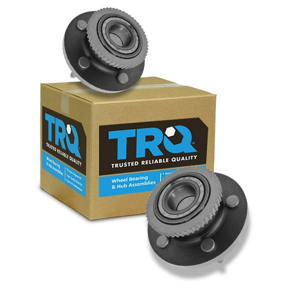 TRQ Front Wheel Hub & Bearing Left & Right Pair Set for Ford Mercury Lincoln BHA53375 Fits select: 1997-2002 MERCURY GRAND MARQUIS, 1997-2002 FORD CROWN VICTORIA