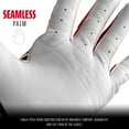 thumbnail image 5 of Franklin Sports MLB Batting Gloves - Powerstrap Adult + Youth Batting Gloves - Baseball + Softball Batting Glove - Men's Pair - Adult Small - Wht/Navy/Red, 5 of 8