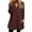 Brown, variant on Women's Loose Wool Blend Jumper with Pockets Long Sleeve Winter Coat for Warm Layered Looks XXXL Size Pink