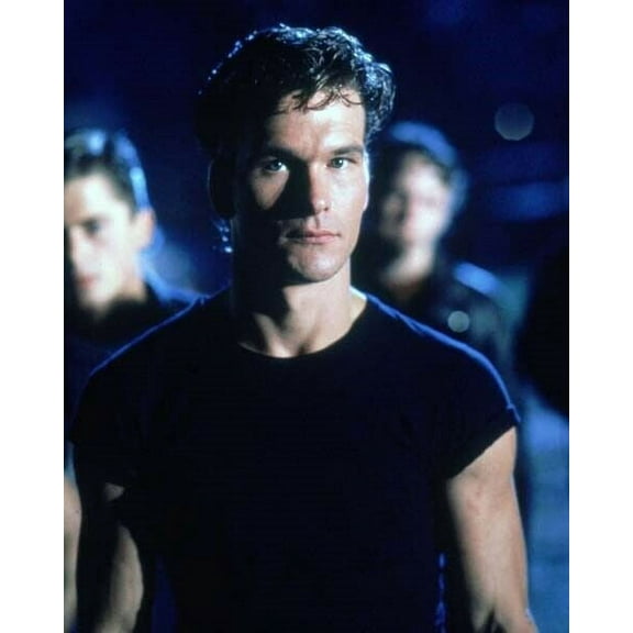 Patrick Swayze in black t-shirt from The Outsiders 24x36 inch poster