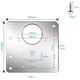 thumbnail image 3 of Kit de Placa de Reparación de Bisagra de Armario de 20 Piezas, Placa de Montaje de Bisagra de la Puerta del Armario de Cocina con Agujeros, Soportes de Fijación Planos, 3 of 5