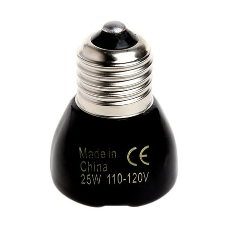 

Reptiles Heat Lamp Bulb No Light Infrared Ceramic Heat Emitter for Brooder Coops