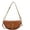 Brown, variant on Small Leather Saddle Armpit Bags For Women Chain Shoulder Crossbody Bag Ladies Vintage Underarm Handbags Bolsa