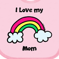 thumbnail image 4 of Inktastic I Love my Mom Boys or Girls Baby Bib, 4 of 4