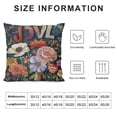 thumbnail image 5 of Inspiring Gifts Cute Retro Flower Throw Pillow Cover Retro Flower Cushion Cover Decorative Pillowcase Living Room Bedroom Decor for Girls Friends Daughter Niece Women - It’s OK, 5 of 5