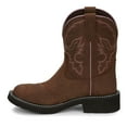 thumbnail image 3 of Justin Boots Womens Gemma Embroidered Round Toe Cowboy  Ankle Boots, 3 of 7
