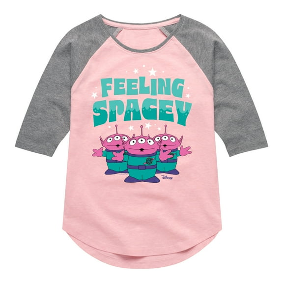 Toy Story 4 - Feeling Spacey - Toddler & Youth Girls Raglan Graphic T-Shirt