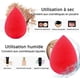 thumbnail image 4 of 5 mezcladores de esponja de base de maquillaje para mezclar crema líquida de belleza y base de maquillaje en polvo (color aleatorio) brillar Electrónica, 4 of 5