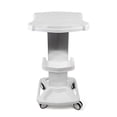 thumbnail image 2 of Adjustable Trolley Stand with 4 Smooth Casters, Aluminum Alloy Frame, Space-Saving Design for Beauty Equipment, Easy to Assemble, Load Capacity 15kg, 2 of 11