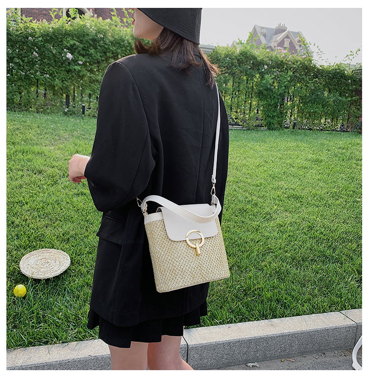 Handbag for Women, GMYLE PU Leather Shoulder Crossbody Tote Bucket