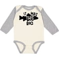 thumbnail image 3 of Inktastic It Was This Big Fishing Humor Boys or Girls Long Sleeve Baby Bodysuit, 3 of 5