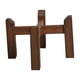thumbnail image 3 of Soporte para plantas de suelo, soporte para macetas de madera, fácil de usar, portátil, antideslizante y estable. Marrón de una sola capa, 3 of 9