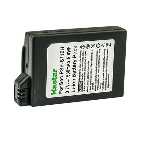 Kastar 1-Pack PSP-110 Battery Replacement for Sony PSP-110 PSP110 Battery Sony PSP-1003 PSP-1004 PSP-1005 PSP-1006 PSP-1007 PSP-1008 PSP-1010 PSP Fat Video Game PSP Playstation