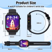 SZBXD Smart Watch for Kids, Boys Girls Kids Smart Watch with 18 Puzzle Games 6 Languages Camera Music Video Player Pedometer Torch Educational Toys,Birthday Gifts for Children 4+ Years(Black)
