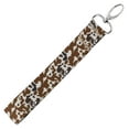 thumbnail image 2 of Country Brook Design® Cow Print Lightweight Wristlet Keychain Fob, 2 of 4