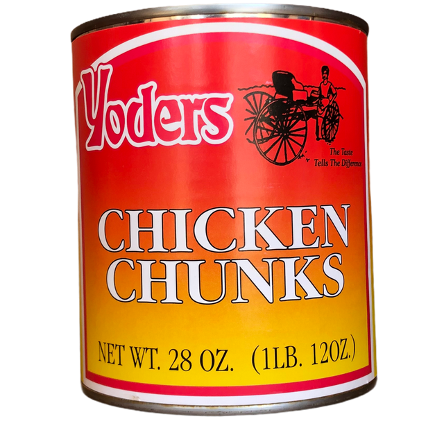Yoders Fully Cooked Canned Chicken Chunks Emergency Survival