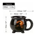 thumbnail image 3 of JHyouerji 12oz Witch Ceramic Mug 400ML Matte Spooky Halloween Brew Coffee Tea Cup Bar Tabletop Decor, 3 of 7