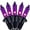 Purple - Black Wire, variant on ZJQYDS Clear Christmas Lights with Brown Wire, 66 Feet 200 Count UL Certified String Lights, Pack of 2 Sets 33 Ft 100 Count Incandescent Mini Light Set (Clear)