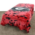 thumbnail image 2 of College Covers Georgia Bulldogs Huge Raschel Throw Blanket, Bedspread, 86" x 63", 2 of 8
