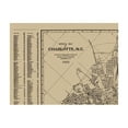 thumbnail image 4 of Historic City Map - Charlotte Street Guide North Carolina - 1935 - Vintage Wall Art, 4 of 4