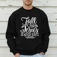 thumbnail image 2 of Mens Pullover Tops Thanksgivingplus Size Fashion Holiday Logo Print Hip Hop Oversized Mens Sweaters,Black,L, 2 of 5